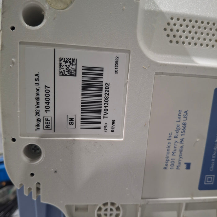 Respironics Respironics Trilogy 202 Ventilator Respiratory reLink Medical