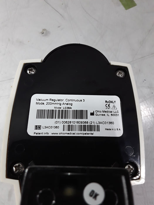 Ohio Medical Corporation Vacuum Regulator