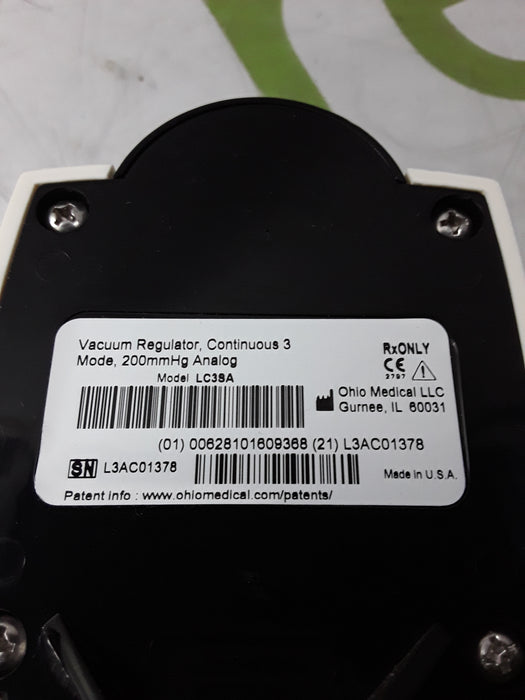 Ohio Medical Corporation Ohio Medical Corporation Vacuum Regulator Respiratory reLink Medical