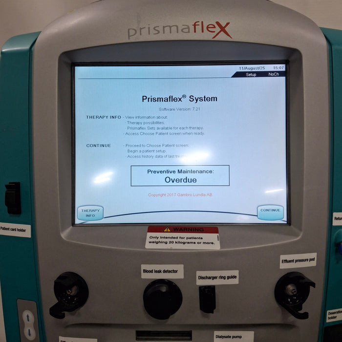 Gambro Gambro Prismaflex Dialysis Machine Dialysis reLink Medical