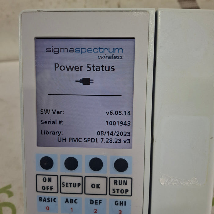 Baxter Sigma Spectrum 6.05.14 without Battery Infusion Pump