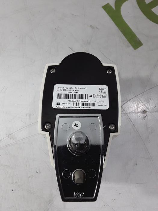 Ohio Medical Corporation Vacuum Regulator