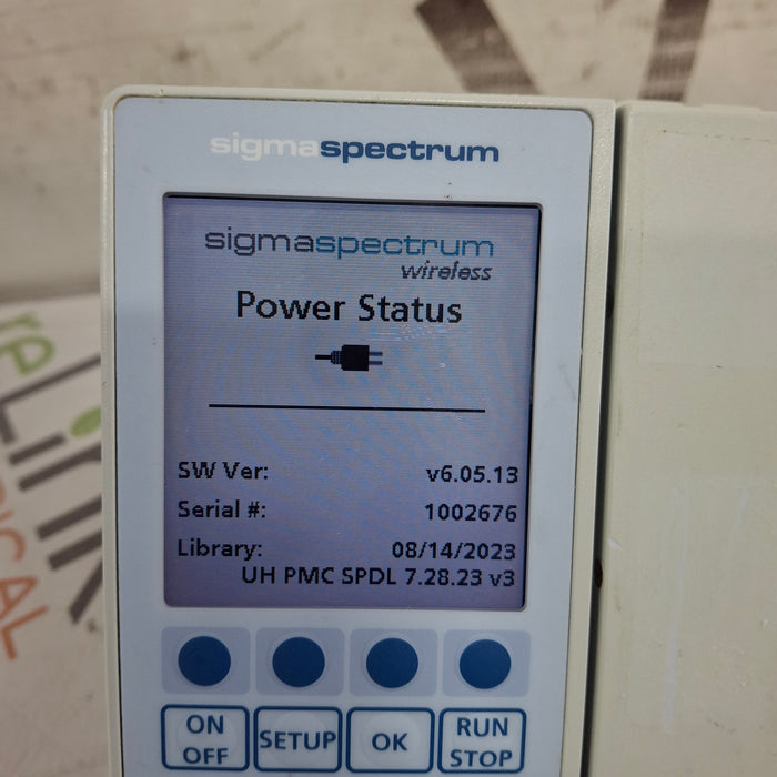 Baxter Sigma Spectrum 6.05.13 without Battery Infusion Pump