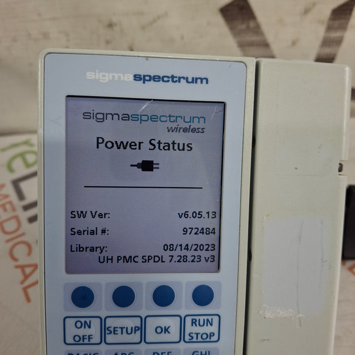 Baxter Sigma Spectrum 6.05.13 without Battery Infusion Pump