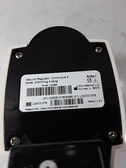 Ohio Medical Corporation Vacuum Regulator