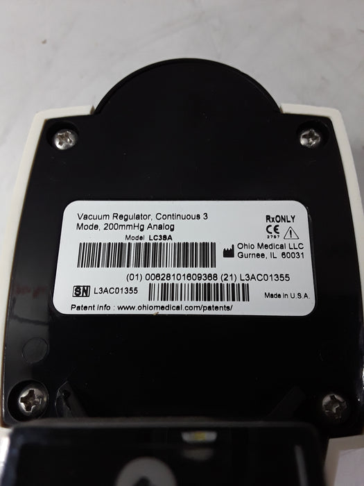 Ohio Medical Corporation Vacuum Regulator