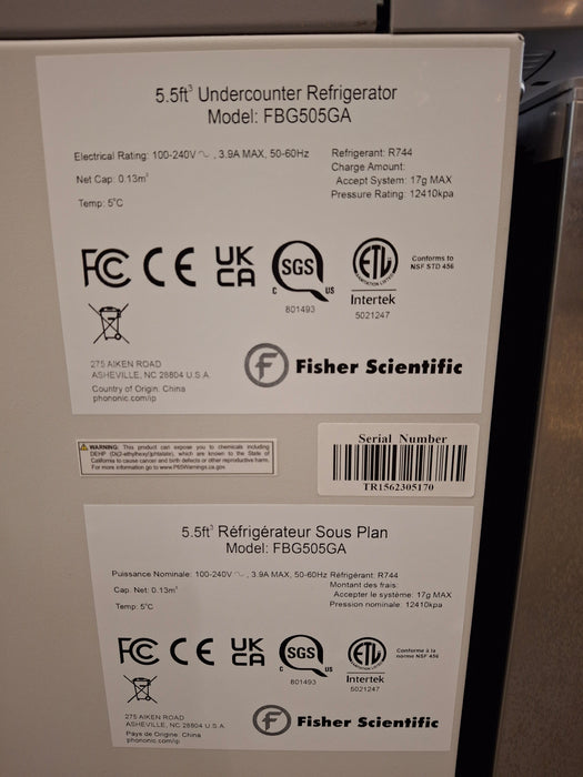 Fisherbrand Fisherbrand Isotemp Laboratory Refrigerator Research Lab reLink Medical
