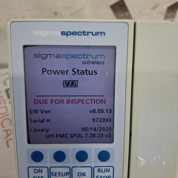 Baxter Sigma Spectrum 6.05.13 without Battery Infusion Pump