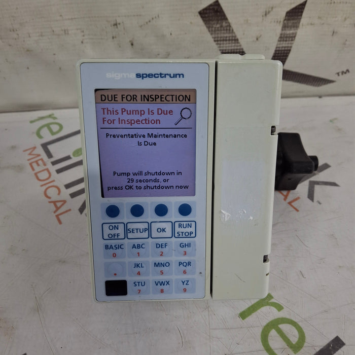 Baxter Sigma Spectrum 6.05.13 without Battery Infusion Pump