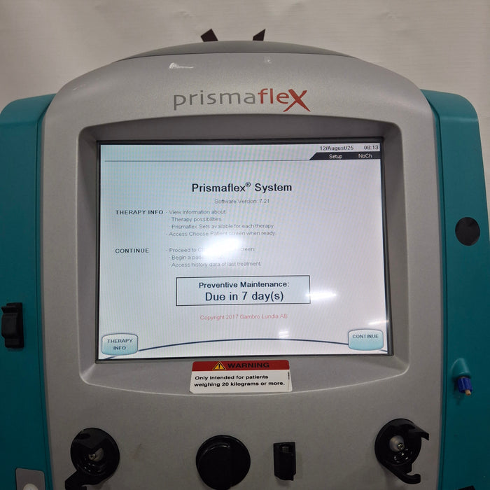 Gambro Gambro Prismaflex Dialysis Machine Dialysis reLink Medical