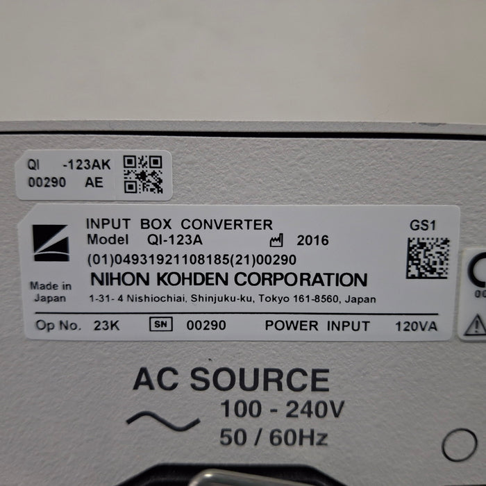 Nihon Kohden Nihon Kohden QI-123A Input Box Converter Patient Monitors reLink Medical