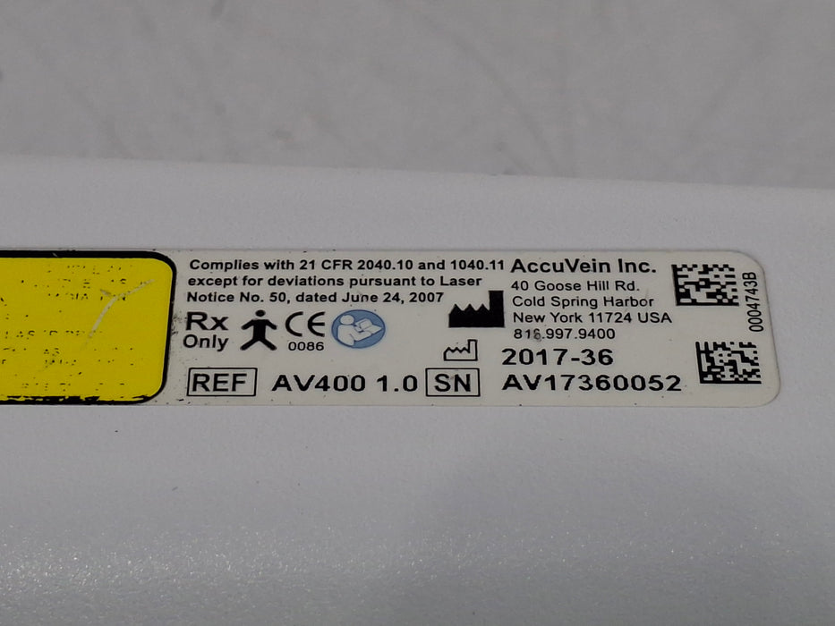 AccuVein AccuVein AV400 UV Light Vein Finder Surgical Equipment reLink Medical