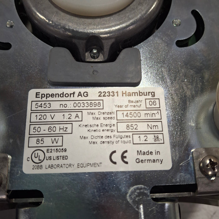 Eppendorf 5453 Mini Spin Plus Centrifuge