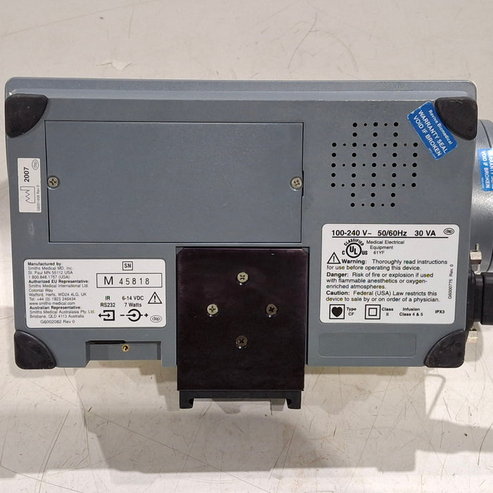 Smiths Medical Medfusion 3500 Syringe Infusion Pump