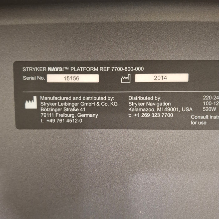 Stryker Stryker NAV3i Navigation System Surgical Equipment reLink Medical
