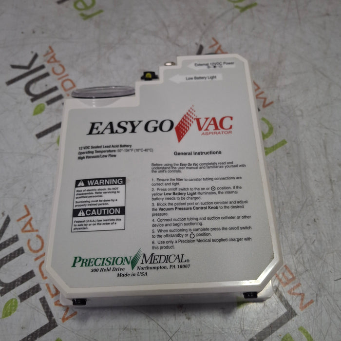 Precision Medical Precision Medical EasyGo Vac Aspirator Research Lab reLink Medical