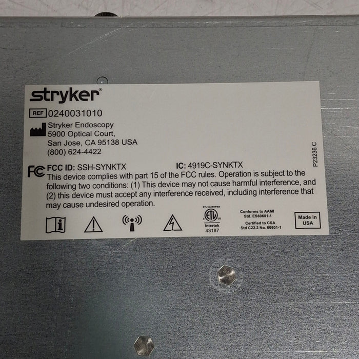 Stryker Stryker Wireless Transmitter Synk Wireless platform Surgical Equipment reLink Medical