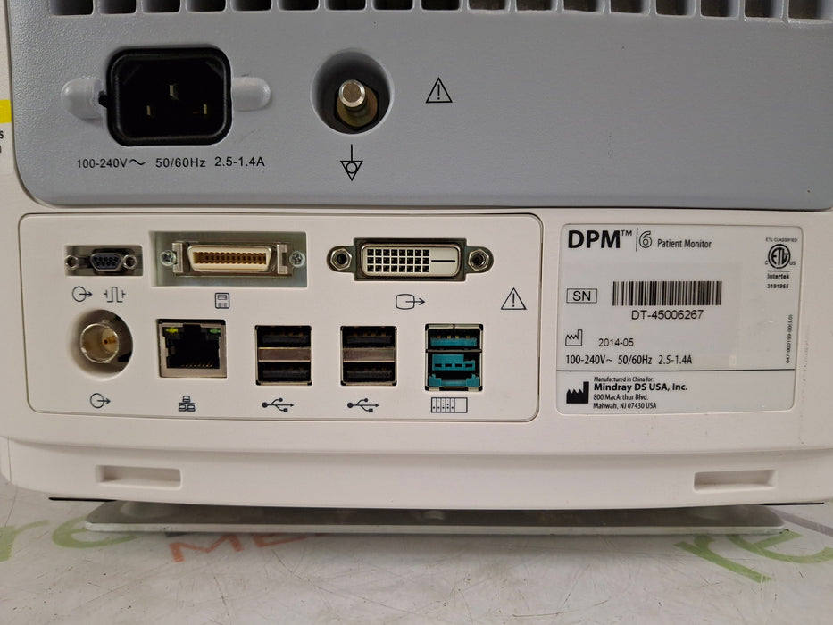 Mindray Mindray DPM6 Patient Monitor Patient Monitors reLink Medical