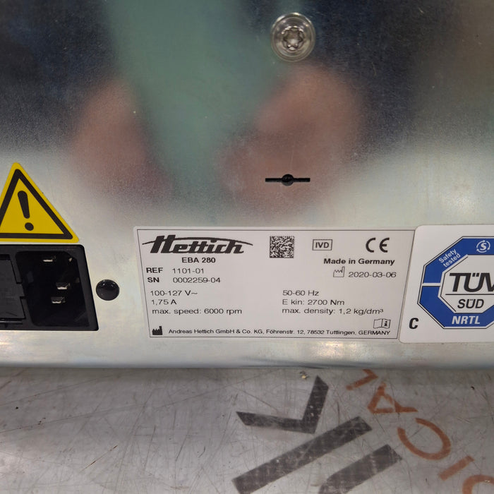 Hettich Instruments EBA 280 1101-01 Centrifuge