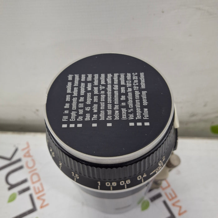 Draeger Medical Draeger Medical Vapor 19.1 Isoflurane Vaporizer Anesthesia reLink Medical