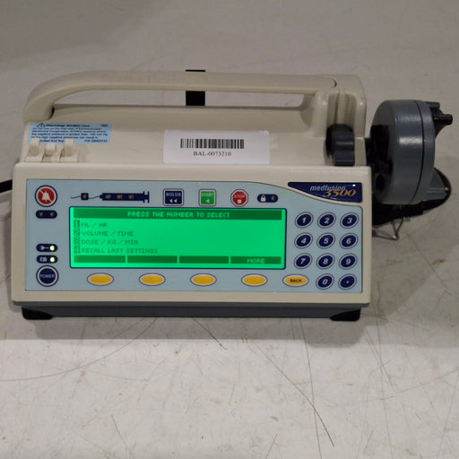 Smiths Medical Smiths Medical Medfusion 3500 Version 4 Syringe Infusion Pump Infusion Pump reLink Medical