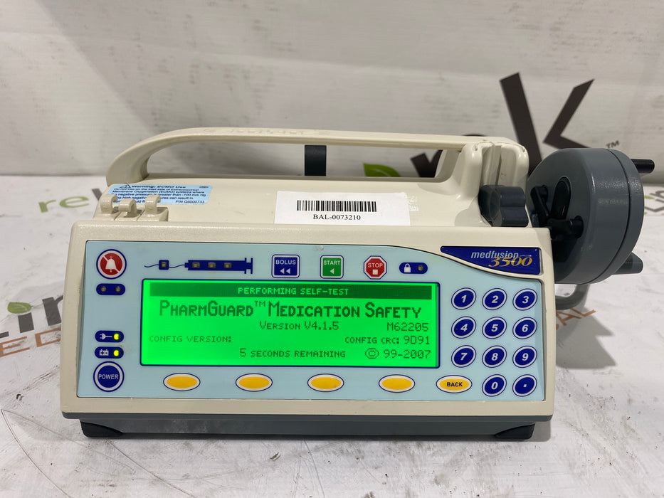 Smiths Medical Smiths Medical Medfusion 3500 Version 4 Syringe Infusion Pump Infusion Pump reLink Medical
