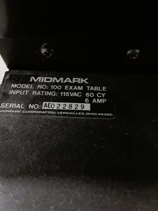 Midmark Ritter 100 Exam Table