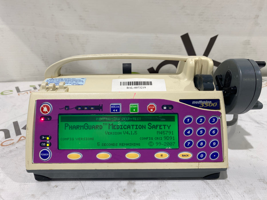 Smiths Medical Smiths Medical Medfusion 3500 Version 4 Syringe Infusion Pump Infusion Pump reLink Medical