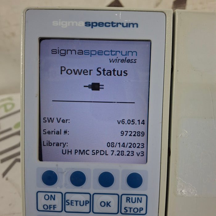 Baxter Sigma Spectrum 6.05.14 without Battery Infusion Pump