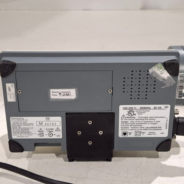 Smiths Medical Medfusion 3500 Version 4 Syringe Infusion Pump