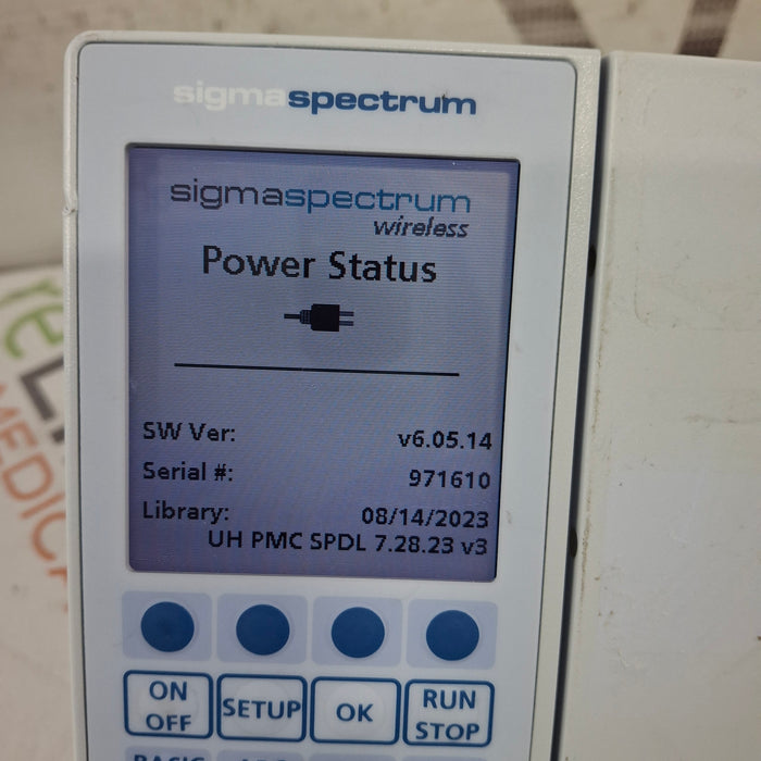 Baxter Sigma Spectrum 6.05.14 without Battery Infusion Pump