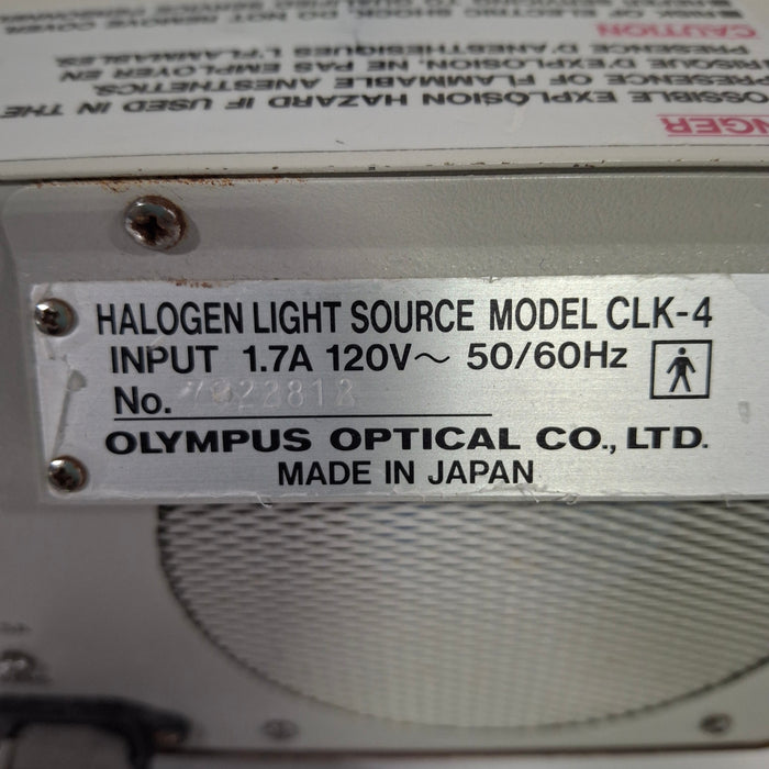 Olympus Olympus CLK-4 Light Source Rigid Endoscopy reLink Medical