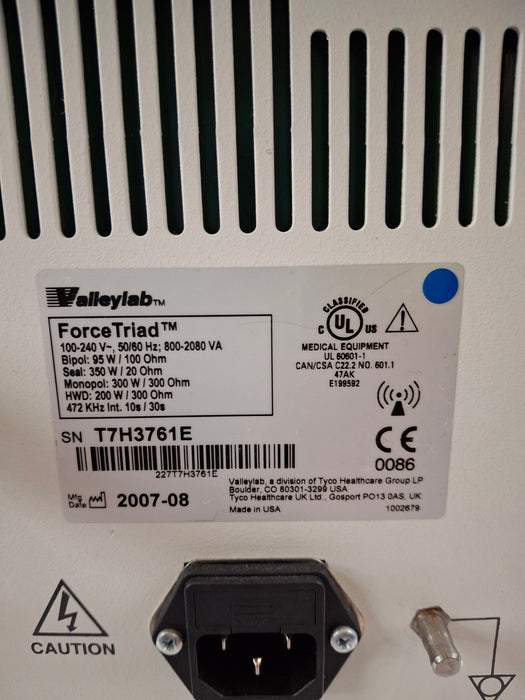 Covidien Covidien Force Triad 3.6 Electrosurgical Unit Electrosurgical Units reLink Medical