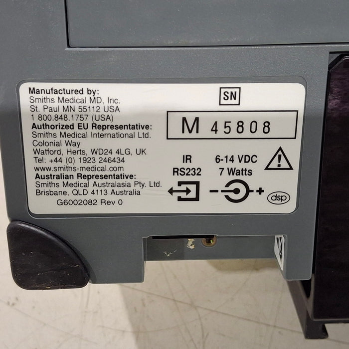 Smiths Medical Medfusion 3500 Version 4 Syringe Infusion Pump