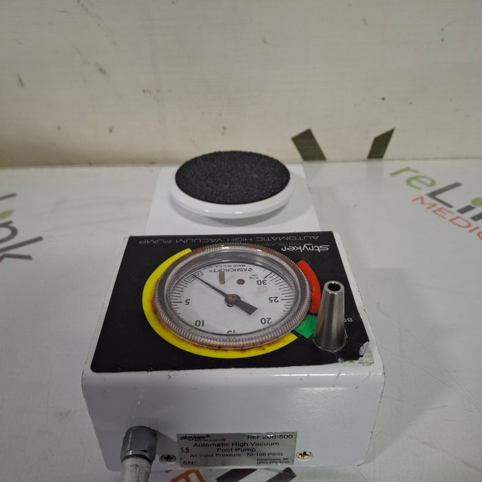 Stryker Stryker 206-500 Automatic High Vacuum Foot Pump Electrosurgical Units reLink Medical