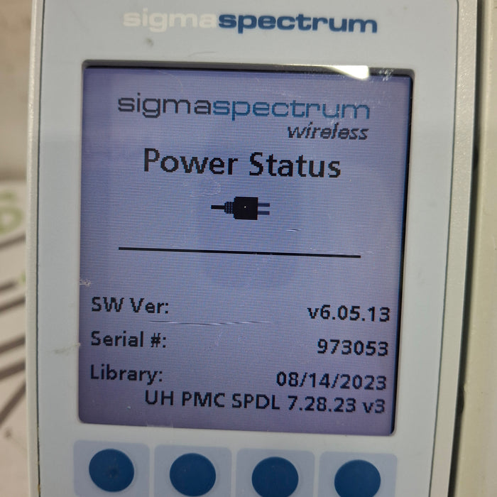 Baxter Sigma Spectrum 6.05.13 without Battery Infusion Pump