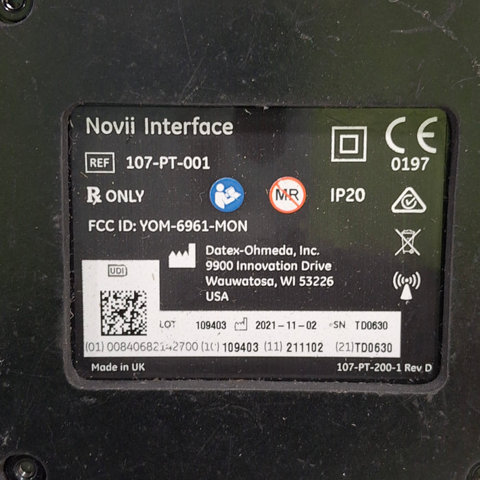 Monica Healthcare Limited 107-PT-001 Fetal Monitor