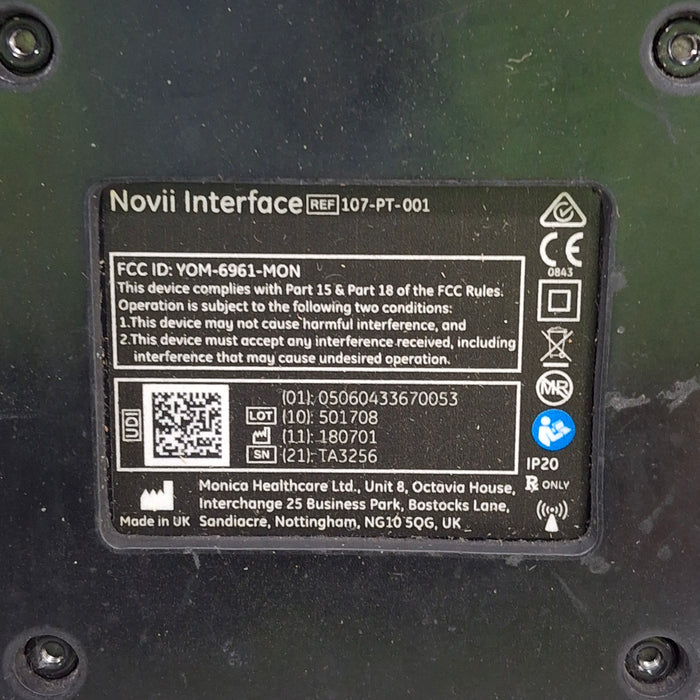 Monica Healthcare Limited 107-PT-001 Fetal Monitor