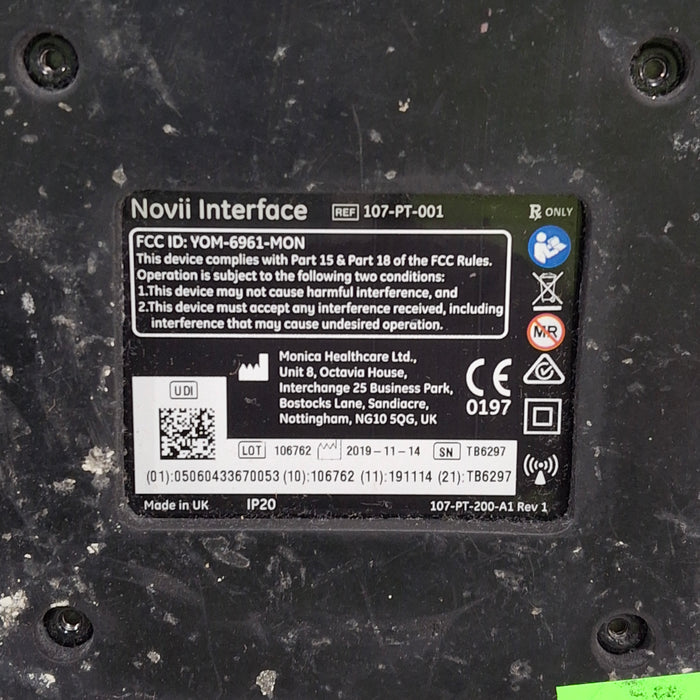 Monica Healthcare Limited 107-PT-001 Fetal Monitor