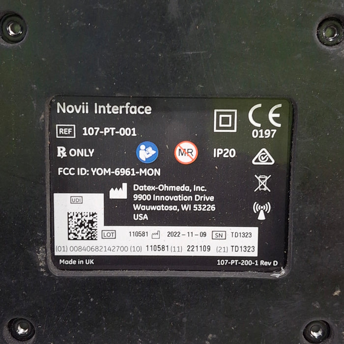 Monica Healthcare Limited 107-PT-001 Fetal Monitor