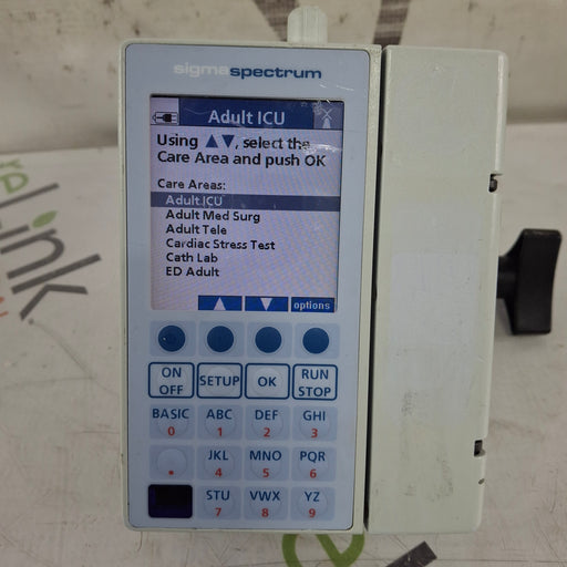 Baxter Baxter Sigma Spectrum 6.05.13 with B/G Battery Infusion Pump Infusion Pump reLink Medical