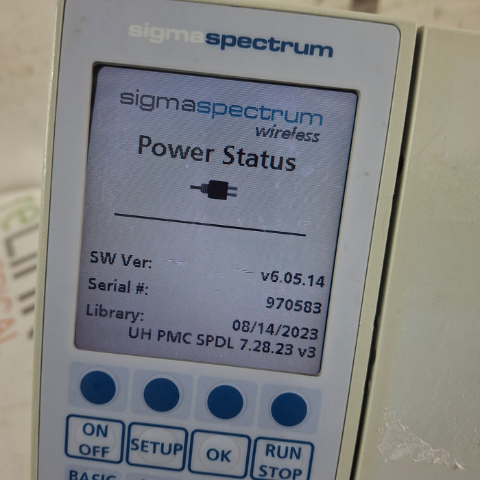 Baxter Baxter Sigma Spectrum 6.05.14 without Battery Infusion Pump Infusion Pump reLink Medical