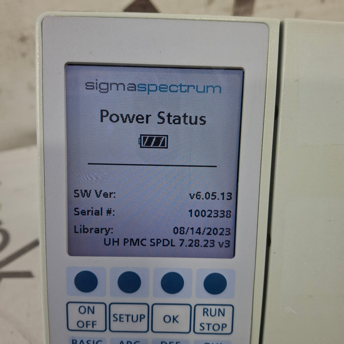 Baxter Sigma Spectrum 6.05.13 without Battery Infusion Pump