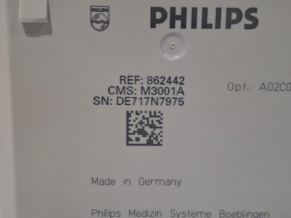 Philips Philips M3001A-A02C06 OxiMax SpO2, NIBP, ECG, Temp, IBP MMS Module Patient Monitors reLink Medical