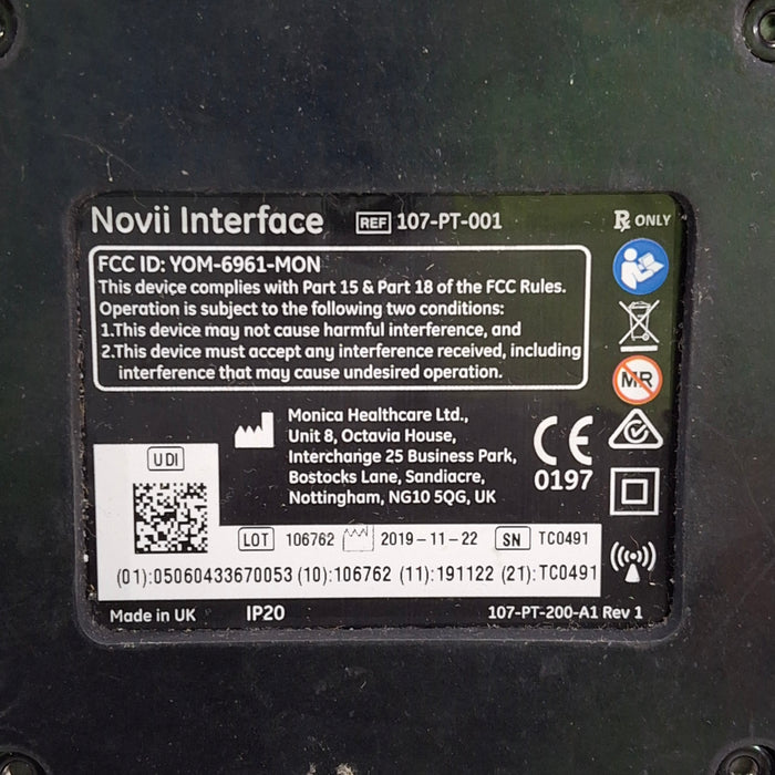 Monica Healthcare Limited 107-PT-001 Fetal Monitor