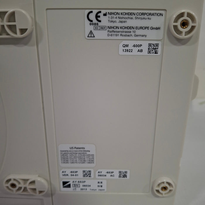 Nihon Kohden AY-653P Lifescope Patient Bedside Module