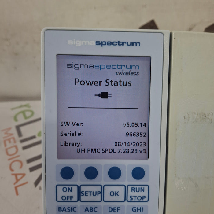 Baxter Sigma Spectrum 6.05.14 without Battery Infusion Pump