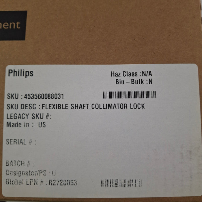 Philips 453560088031 Flexible Shaft Collimator Lock
