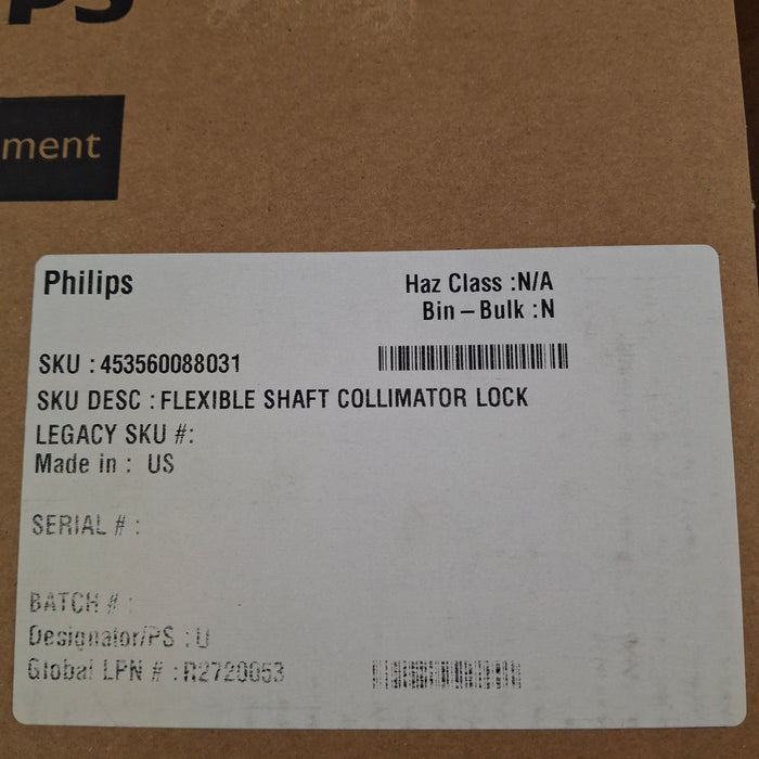 Philips 453560088031 Flexible Shaft Collimator Lock