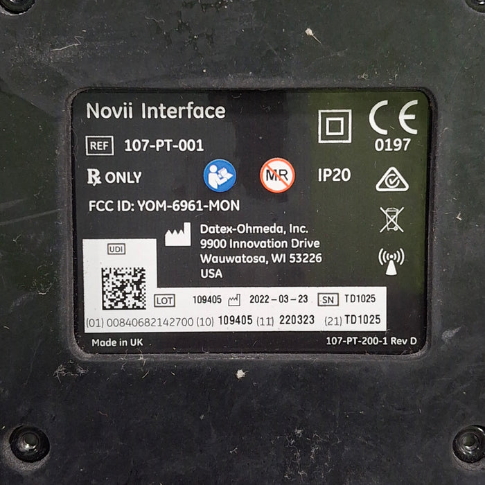 Monica Healthcare Limited 107-PT-001 Fetal Monitor